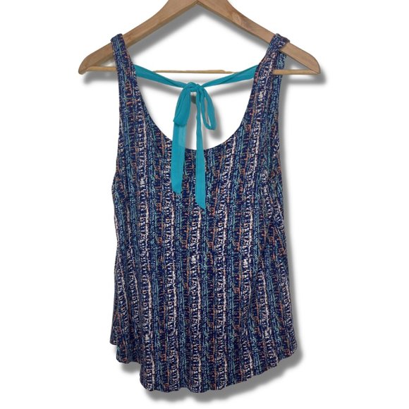 Love Culture | Multicolor Tie Back Tank Top | Size L - Picture 5 of 8